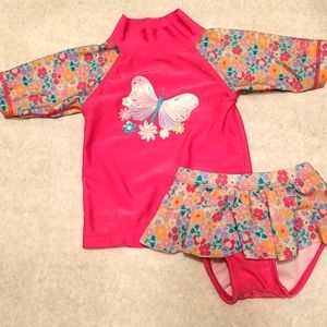 UV Skinz rashguard two piece swimsuit